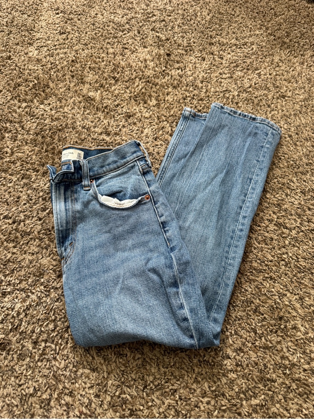 Abercrombie & Fitch Light Blue Straight Leg Women’s Jeans